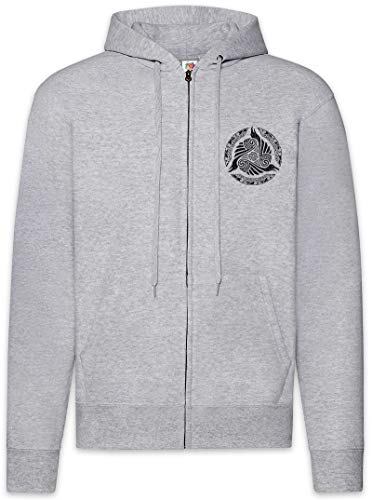 Sweat à capuche Viking Raven Circle Urban Backwoods pour homme au style nordique