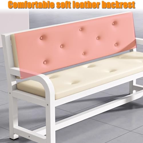 Wartebank aus Kunstleder in Braun mit Armlehnen & Rückenlehne – Bequeme Sitzgelegenheit für Kliniken und Banken – 150 cm lang langlebig & stilvolles Design