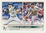 2022 TOPPS UPDATE #US254 ZACH JACKSON/ADAM OLLER RC ATHLETICS BASEBALL MLB