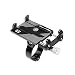 Produktbild Telefonhalter, Versatile Aluminium-Fahrrad-Motorrad GPS-Telefon-Halter for 3,5 bis 6,2 Zoll Telefon-Halterung Unterstützung Bike-Sport-Kamera (Color : G81 Black)