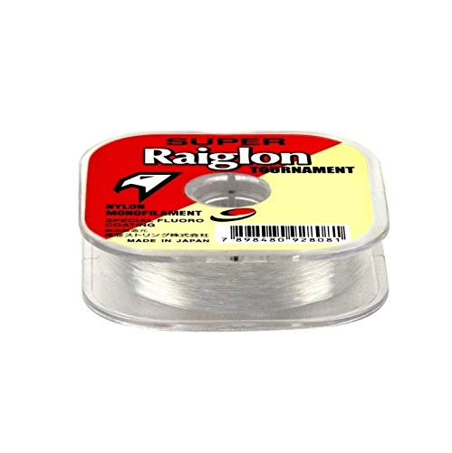 Linha Monofilamento Super Raiglon 0.43mm 41lbs 18.7k 100m Branca