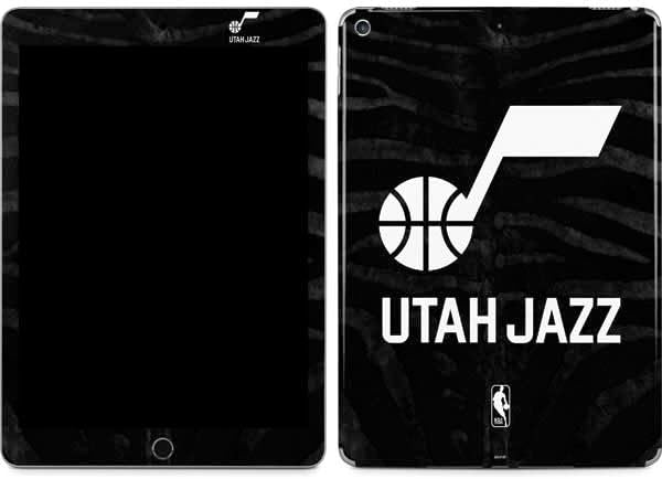 Skinit Decal Tablet skin compatible with iPad Air 10.9in (4th Gen, 2020) - Officially Licensed NBA Utah Jazz Black Animal Print Design
