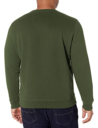 Nautica Men's Basic Crew Neck Fleece Sweatshirt, Pine Forest, Large #TOP1