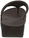 FitFlop Women's Lulu Toe-Post Leather Flip-Flop Sandal, Chocolate Metallic, 9