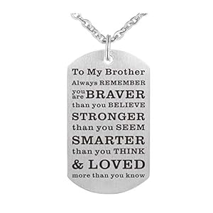 Brother Sister Gifts Wherever You Are You Will Always Be in My Heart Birthday Christmas Graduation Keychain Necklace