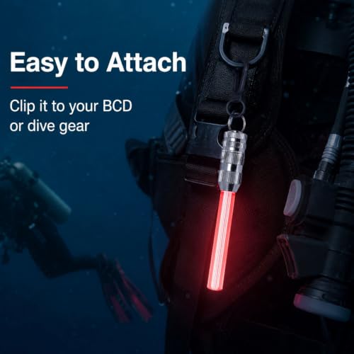 Linternas de buceo para inmersiones nocturnas prolongadas a pilas LED 4