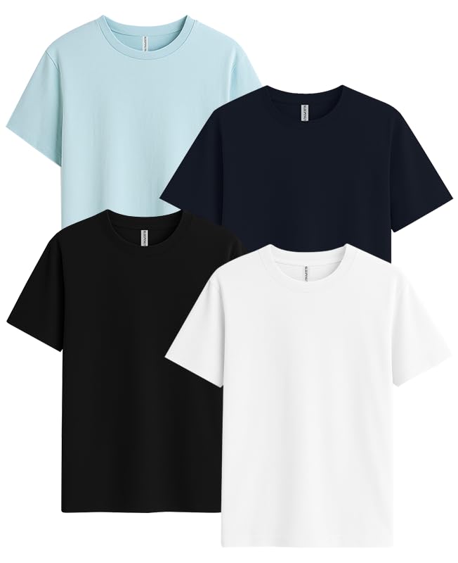 Image of Sleepynuts Women Boyfriend Plain Round Neck Half Sleeve T-Shirt