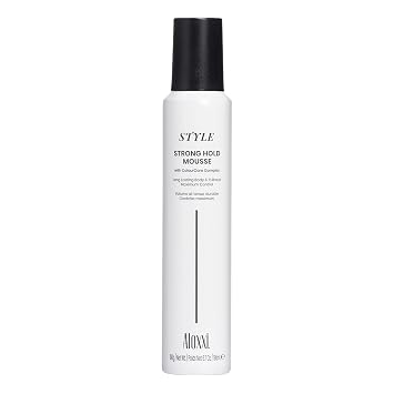 ALOXXI Strong Hold Mousse Volumizing Foam for Long-Lasting Fullness and Humidity Protection, 6.7 Oz