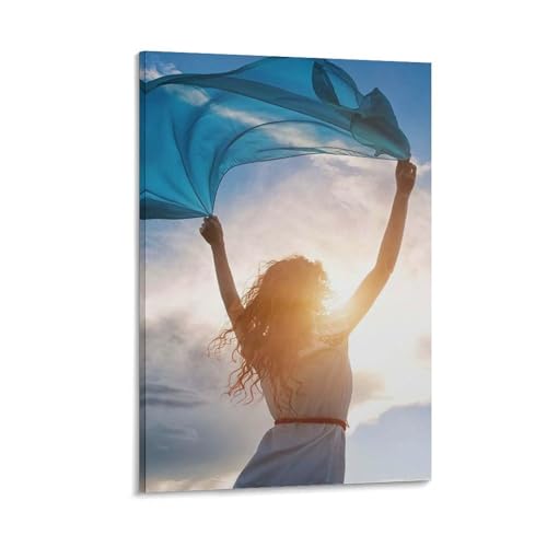 �|�X�^�[�t���[�� SOFKEN �\�t�P�� �X�����G�C�g B1 �V���o�[ �A���~�t���[�� �E�H�[���A�[�g �L�����o�X ��� �摜�̊G �Ǌ|�� ���� �z�[������08x12inch(20x30cm)