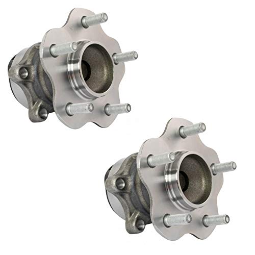 TRQ Rear Left and Right Wheel Bearing and Hub Assembly Set 2 Piece Compatible with 2013-2017 Nissan Leaf by TRQ - Image 3