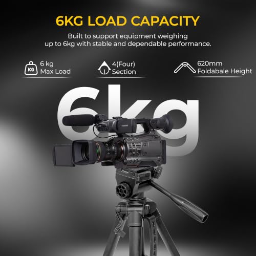 Digitek DTR-585 LW Heavy Duty Tripod Stand 1800mm - Image 4