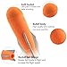 EKIND 10-Pack New Mega Missile Refill for Toy Rocket Launcher, Foam Ammo Compatible for Nerf N-Strike Elite Series(Orange)