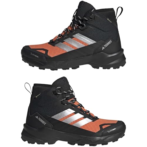 adidas Herren Terrex Skychaser AX5 Mid Gore-TEX Climawarm+ Hiking Shoes, core Black/Silver met./semi Impact orange, 40 2/3 EU – Ansicht 6