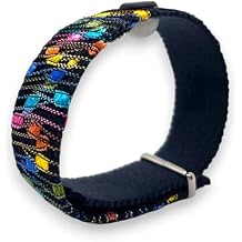 Calming Acupressure Anxiety Bracelet, Adjustable Anti-Stress Band, Latex-Free, Made in USA, Multi-Colored