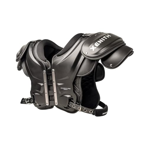 Xenith Velocity 2 Varsity Football Shoulder Pads for Adults - All Purpose Protective Gear (Large)