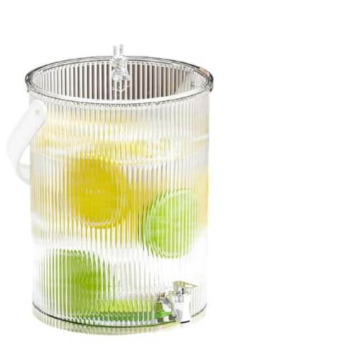 Andulaドリンクディスペンサー ドリンクサーバー 冷水筒 3.5L/5L 冷蔵庫対応 蛇口付き ピッチャー ジャグ プラスチック製 蓋付き 冷水ポット 麦茶ポット お茶ポット 水差し ハンドル付き 業務用 家庭用 来客用 おしゃれ 可愛い 大容量 広口