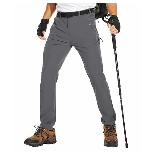 NATUVENIX Hiking Pants Men Lightweight Mens Travel Pants Work Pants for Men Quick Dry Fishing Pants Outdoor