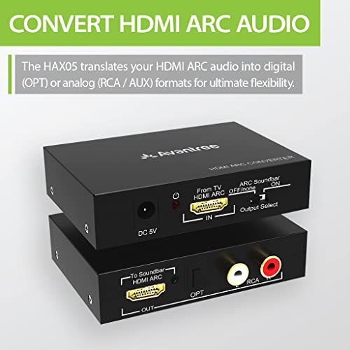 Avantree HAX05 HDMI ARC Audio Converter #TOP12