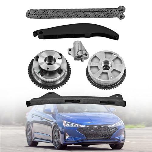 Blrack 243212e010 24350-2e700 Timing Chain Kit Wvvt Sprockets Compatible With...