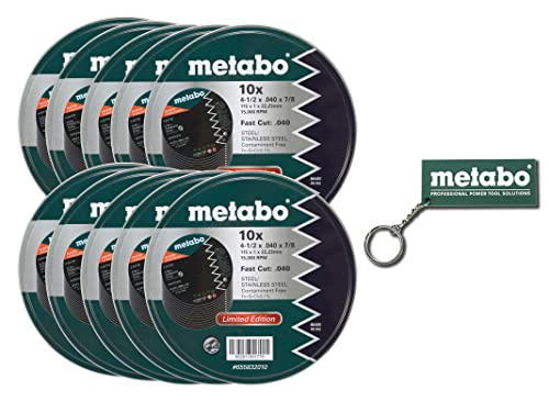 Roues de coupe A60T Metabo pour restaurer une voiture ancienne ou couper des tubes de métal