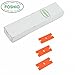 FOSHIO Plastic Razor Blades 200PCS Double Edged 1.5 Inch Suit for Scraper, Scraper with Plastic Blades for Remove Decals Stickers Adhesive Label and Glass Clean, Orange