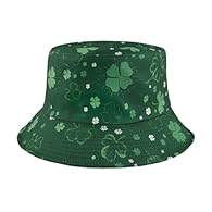 Stylish Versatile Comfort: This beach sun hat is reversible, cute clover print on one side, another is solid color.Packable and reversible, Easy to pack and store, Can be carried along the everywhere.You can use it for your usual day-to-day Activitie...