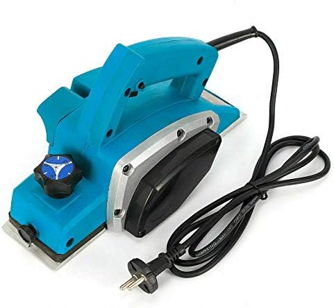 800W Electric Power Wood Planer Wood Plane Handheld, Portable Wood Polishing Parallel Rebate Guides Woodworking Tool Sets 82x2mm Carpentry Planer