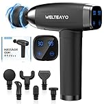 Massage Gun Deep Tissue - Gifts for Men/Women,Muscle Massage Gun Massager,Quiet Professional Handheld 30 Speeds Muscle Gun,6 Heads with Type-C Charge,for Home Office Workout Full Body Muscle Relax