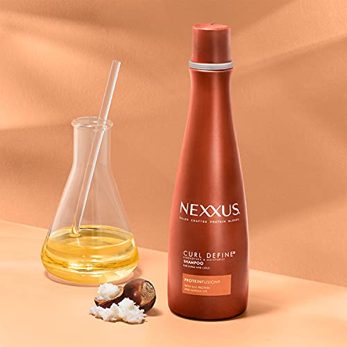 Nexxus Curl Definecurl Define Shampoo Sulfate Free For Curly & Coily Hair With Proteinfusion Curl Enhancer & Strengthening Shampoo 13.5 Oz #TOP3