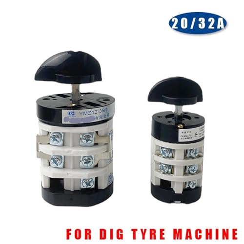 Commutateur rotatif pour machine démonte-pneu industrielle 32A 3 positions YMZ12 - 3