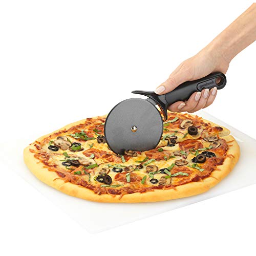 Good Cook Silver PIZZA CTTR, JUMBO NON-STK, 21 x 9 x 2 cm, preto