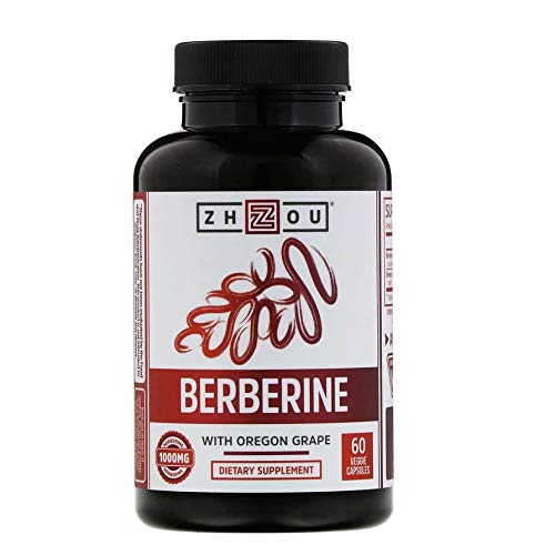 Zhou Nutrition, Berberine with Oregon Grape, 1,000 mg, 60 Veggie Capsules
