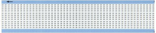 Tarjeta marcador de alambre Brady número 18 en poliéster b-702 de 1,5 pulgadas