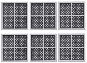 6 Pack Replacement, Refrigerator Air Filter to LG LT120F, ADQ73214404, Kenmore 469918