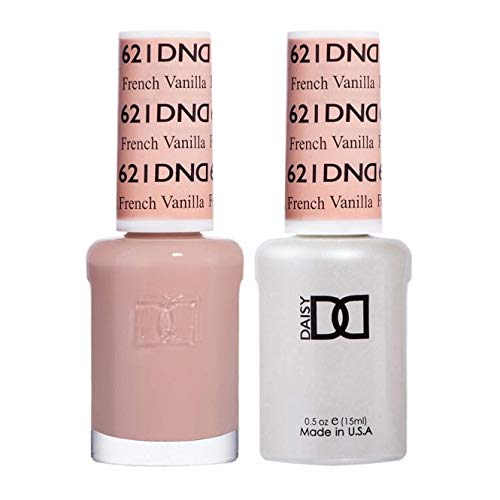 DND Duo Gel & Nail Polish Set - French Vanilla 621-2x15ml
