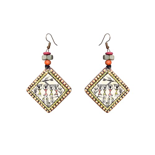 Image of Boho Chic Earrings Collection - Colorful Tassel, Chandeliers, Hoops & Huggies for Women