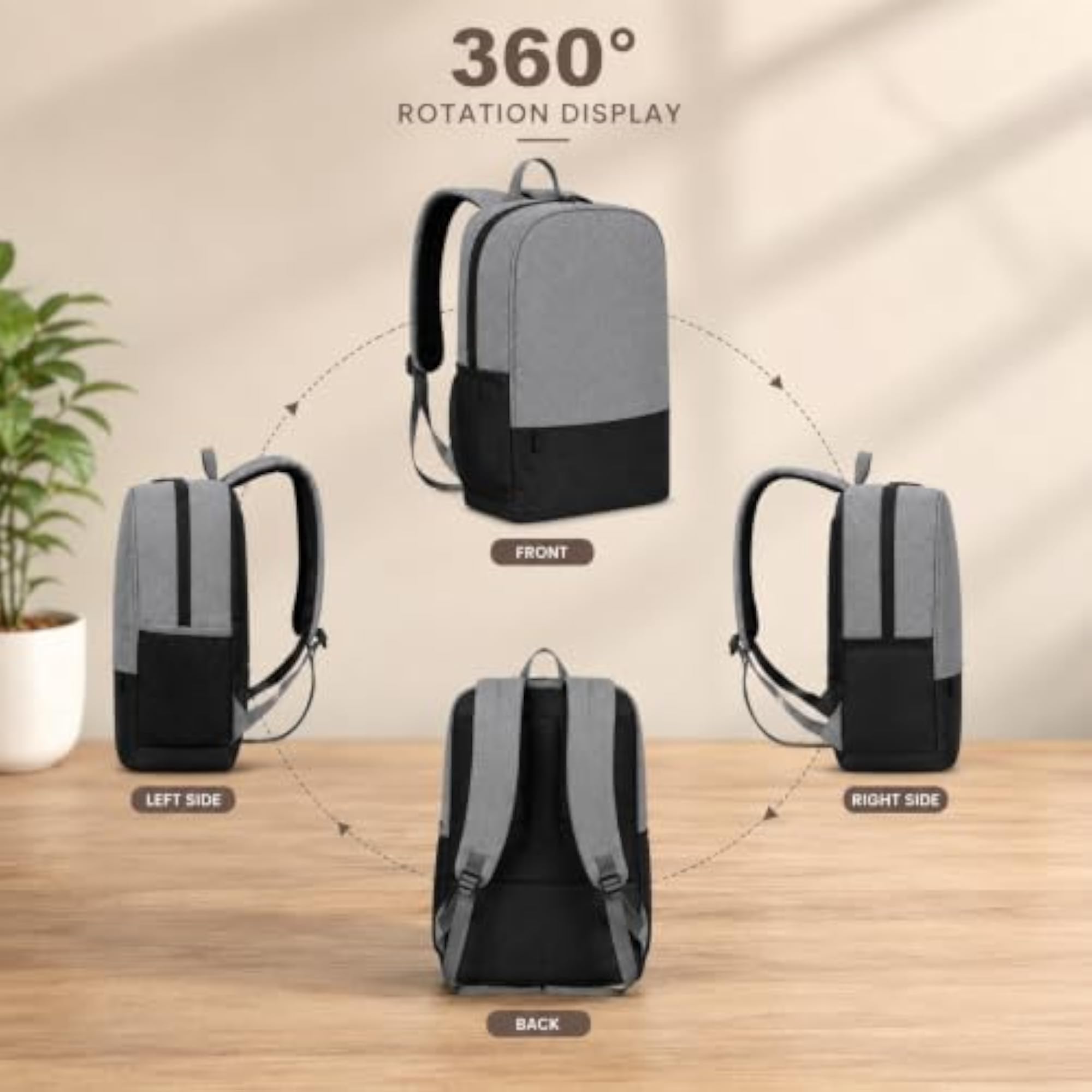 Water Resistant Laptop Backpack for Men & Women