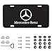 Heavy-Duty and Sturdy License Plate Cover, not Ordinary Thin Iron, Stainless Steel License Plate Cover for Mercedes Benz,Mercedes Benz Logo License Plate Frame
