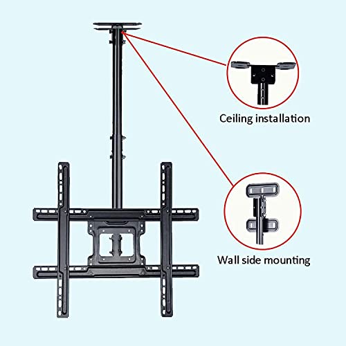 Support TV plafond réglable en hauteur rotation 30 pour écran LED 70 pouces - 5