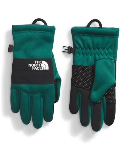 Image of The North Face Little Kids' Sierra Fleece Etip Glove - Touchscreen Compatible, Silicone Gripper Dots, Pairing Clip