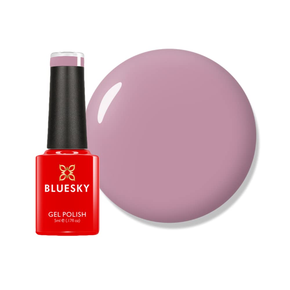 Bluesky Gel Nail Polish, Musk Pink - A044, Nude, Pink, Long Lasting, Chip Resistant, 5ml (Requires Drying Under UV LED Lamp)