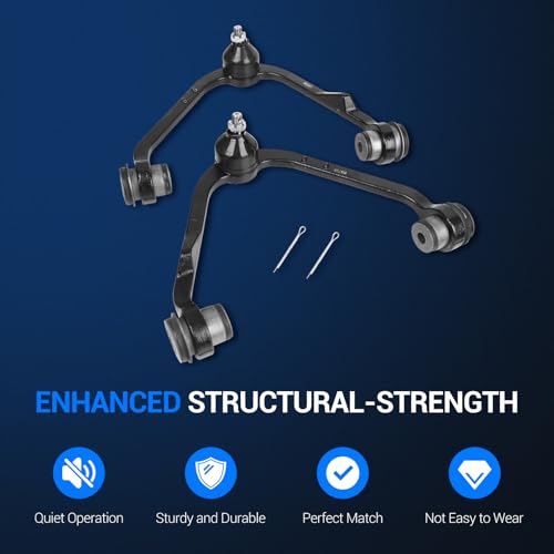 Autoround RWD Front Upper Control Arms w/Ball Joint Assembly Fit for Ford Expedition 1997-2002/ F-150 97-03/ F-250 97-99, Lincoln Navigator 98-02/ Blackwood 2002 by Autoround - Used condition - Image 4