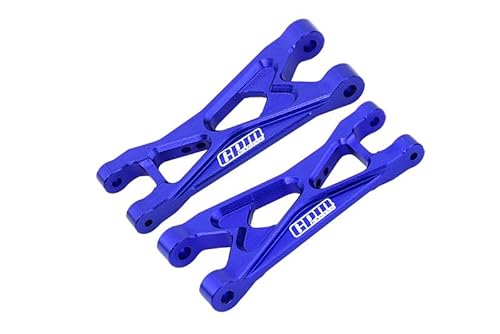GPM Racing Aluminium 7075 Alloy Rear Lower Arms for LOSI 1/24 Micro-B 2WD Buggy RTR-LOS00007 Upgrade Parts - Blue