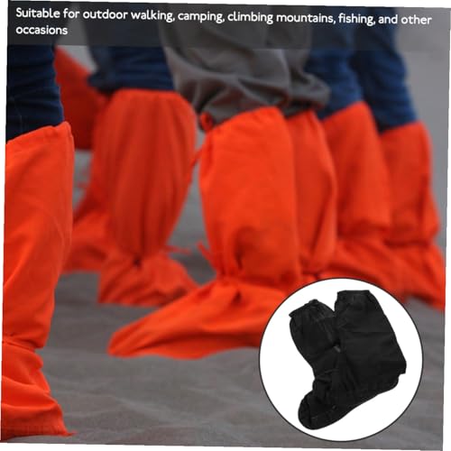 Cubiertas para zapatos impermeables KESYOO, 1 par, para hombre y mujer, cubrebotas antideslizantes para actividades al aire libre, ligeras y portátiles, protección contra lluvia, camping, senderismo y ciclismo miniatura 5