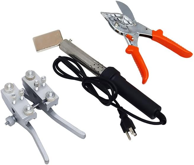 110V PU Round Belt Welding Machine PU Round Belt Welder Butt Machine Scissor+Soldering Iron+Hot Melt Machine Clamp Polyurethane Belt Welder