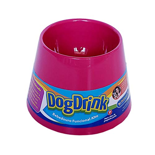 Pet Games Comedouro E Bebedouro Alto Pink M - Comedouro Lento E Funcional Para Cães Do Porte Médio A