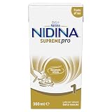 NIDINA SUPREMEpro 1 Latte per Lattanti Liquido dalla nascita, 12 Brick da 300ml (3,6L)