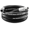 1 inch Fuel Transfer Hose 10FT, Diesel Gas Pump Hoses for Farm Tank Oil Gasoline with Male NPT Swivel