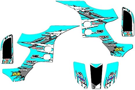 1993-2005 TRX 90 SHREDDER Teal Without Rider I.D. Compatible with Honda | Senge Graphics Inc
