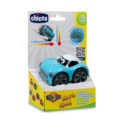 Chicco - 7304000000 - Véhicule Miniature - Modèle Simple - Turbo Touch Stunt - Bleu